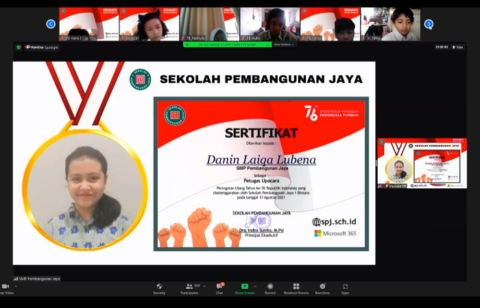 Sertifikat Petugas Upacara