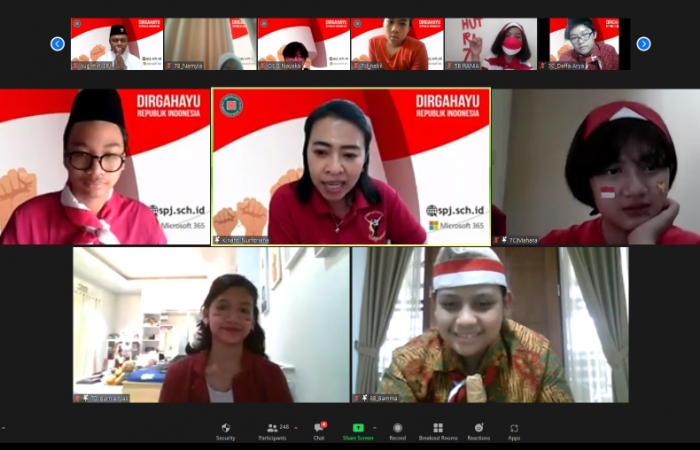 pemenang Kreativitas outfit kemerdekaan tingkat SMP