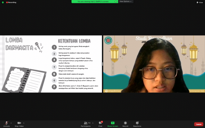 Penjelasan ketentuan lomba agama hindu oleh gita kelas 8B