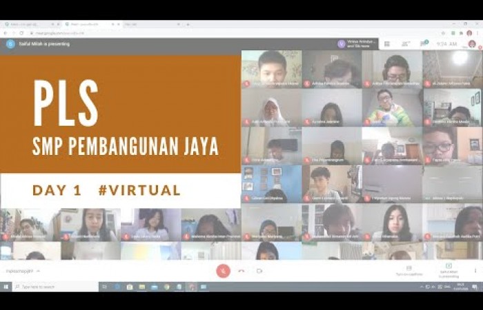 PLS (Pengenalan Lingkungan Sekolah) SMP Pembangunan Jaya Day 1 #VIRTUAL