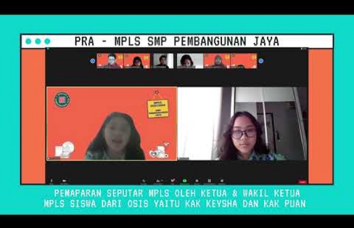 Pra MPLS 2021 SMP Pembangunan Jaya