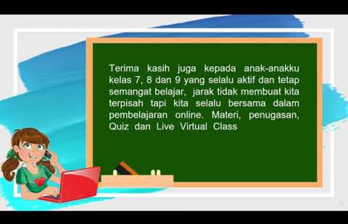 Ucapan terima Kasih kepada Orang Tua Siswa dan Siswa SMP Pembangunan Jaya