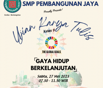 Mengusung Sustainable Development Goals dalam menulis Karya Tulis kelas IX 2023